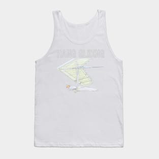 Hang Gliding Color Sketch Tank Top